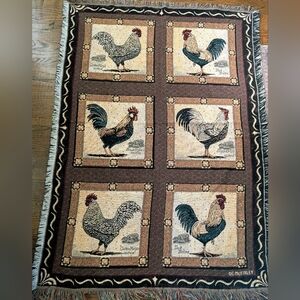 Mohawk Woven Tapestry Rooster Throw